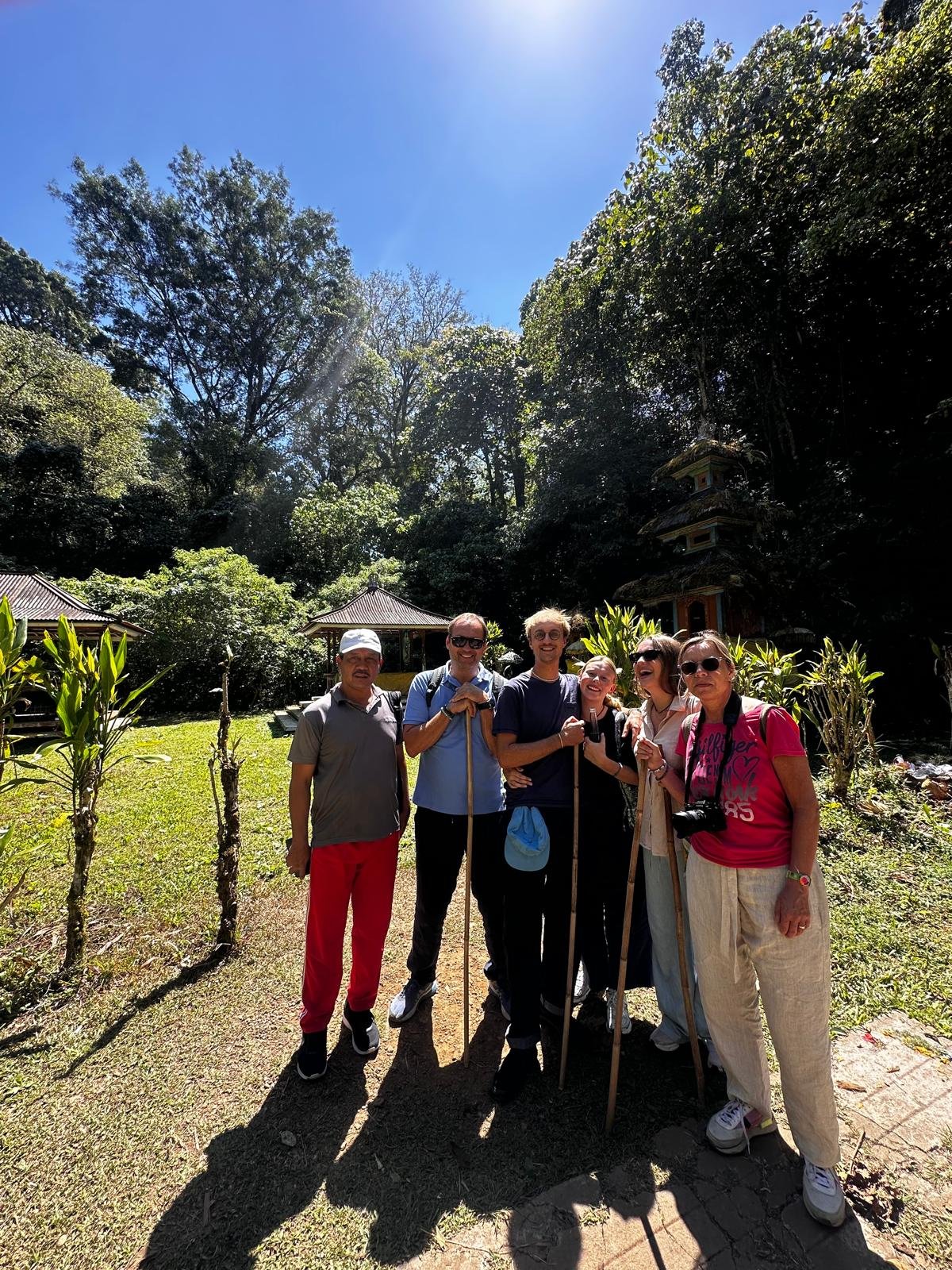 Air terjun Tegenungan di pagi hari